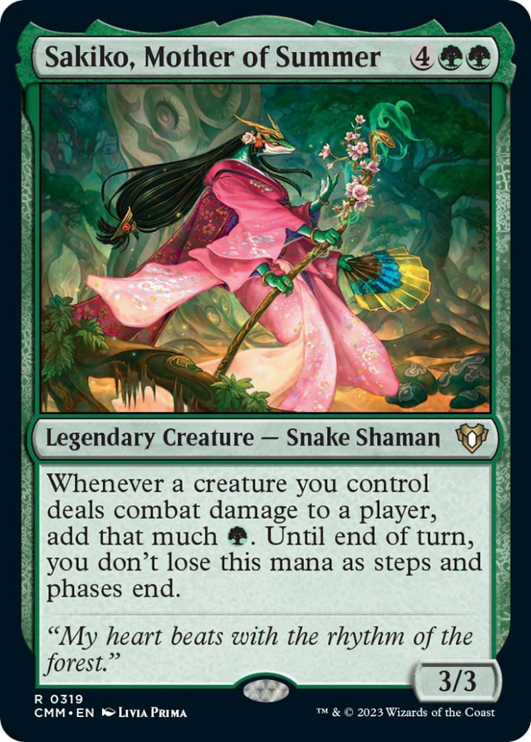 Sakiko, Mother of Summer [Commander Masters] | Fandemonia Ltd