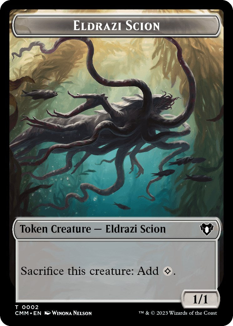 Eldrazi Scion // Phyrexian Beast Double-Sided Token [Commander Masters Tokens] | Fandemonia Ltd