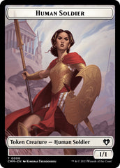 Human Soldier // Zombie (0013) Double-Sided Token [Commander Masters Tokens] | Fandemonia Ltd