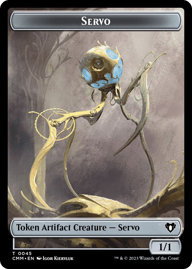 Servo // Construct (0041) Double-Sided Token [Commander Masters Tokens] | Fandemonia Ltd