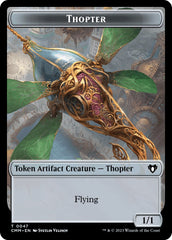 Thopter // Bird Illusion Double-Sided Token [Commander Masters Tokens] | Fandemonia Ltd