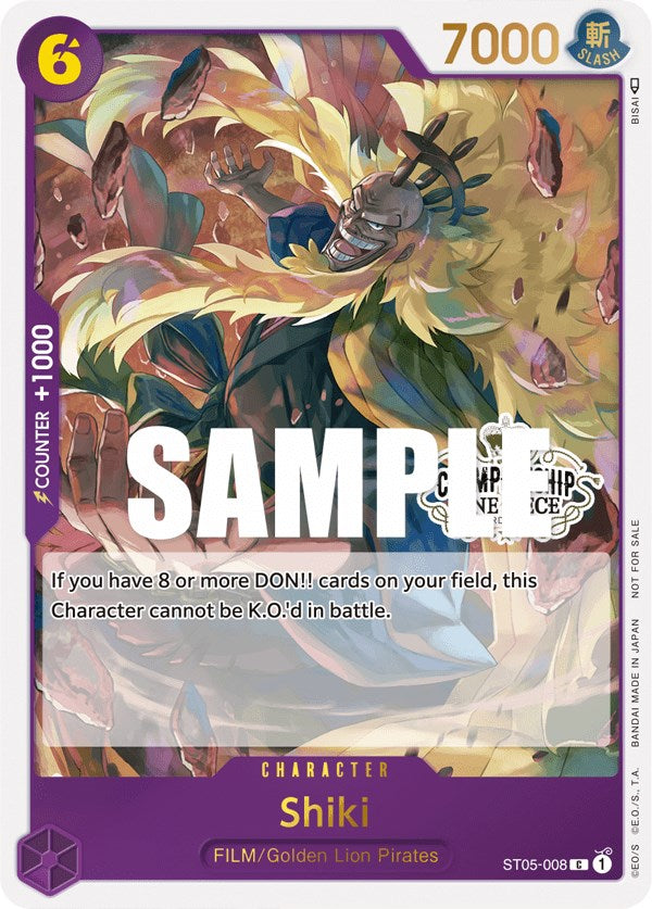 Shiki (Store Championship Participation Pack Vol. 2) [One Piece Promotion Cards] | Fandemonia Ltd