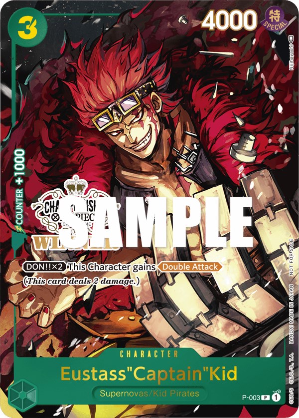 Eustass"Captain"Kid (Store Championship Vol. 2) [Winner] [One Piece Promotion Cards] | Fandemonia Ltd