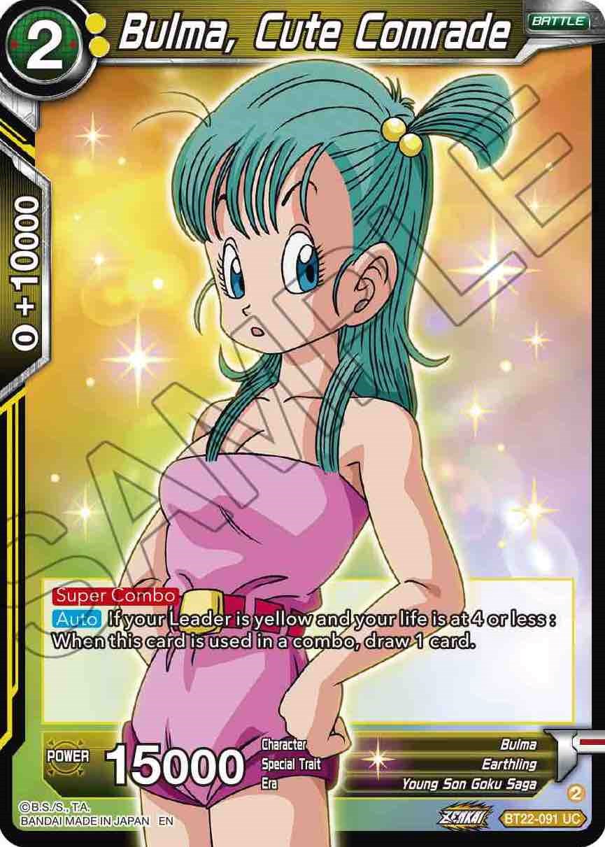 Bulma, Cute Comrade (BT22-091) [Critical Blow] | Fandemonia Ltd