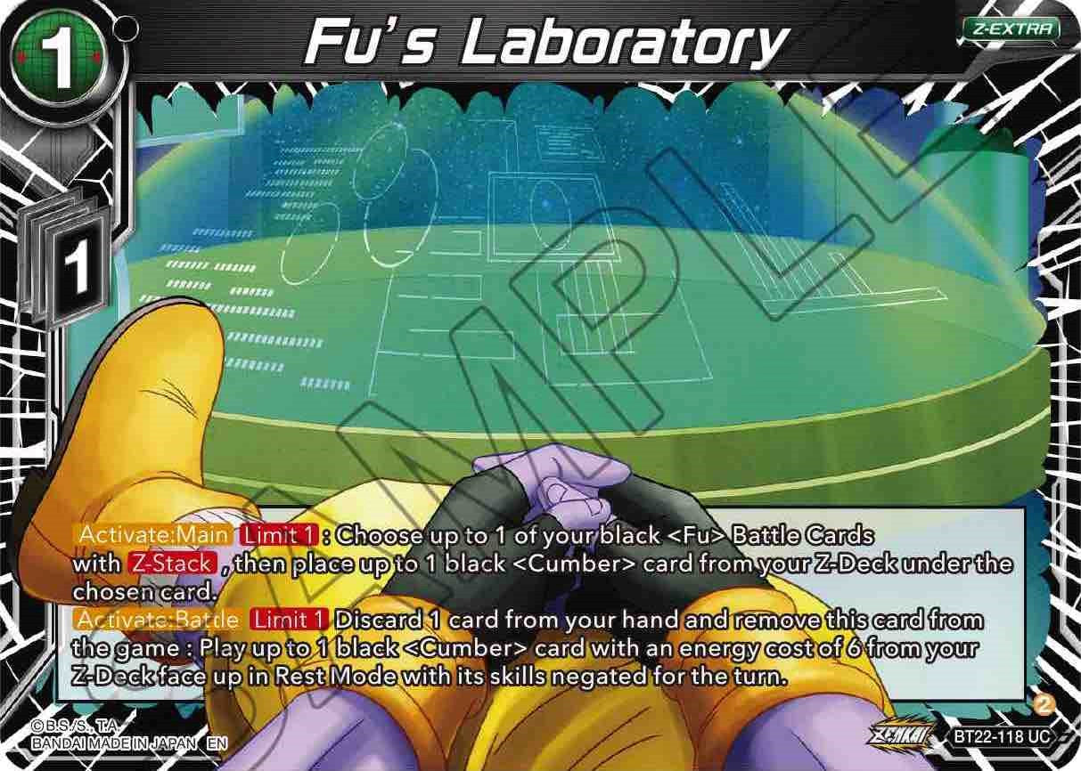 Fu's Laboratory (BT22-118) [Critical Blow] | Fandemonia Ltd