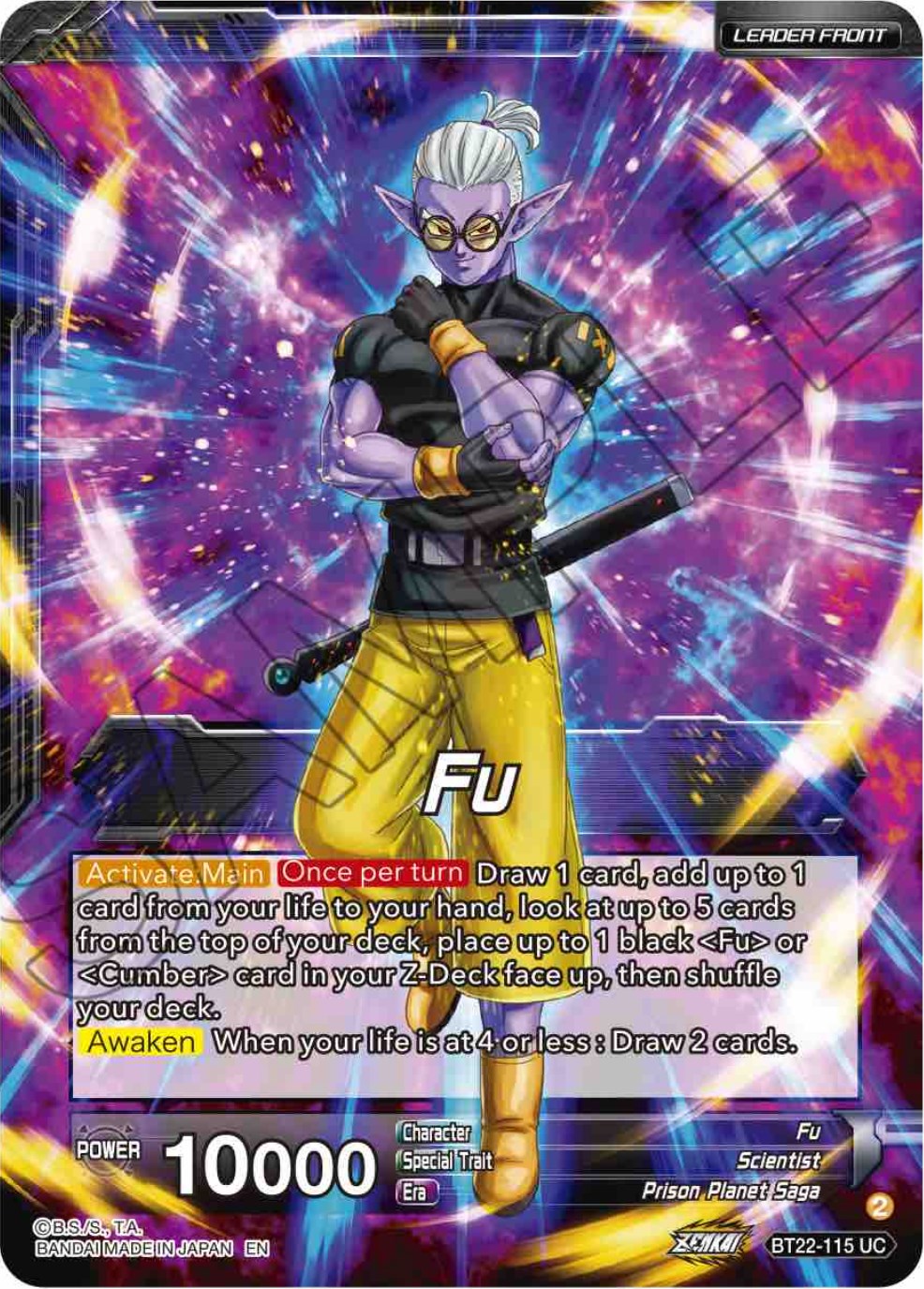 Fu // Super Fu, Heinous Commander (BT22-115) [Critical Blow] | Fandemonia Ltd