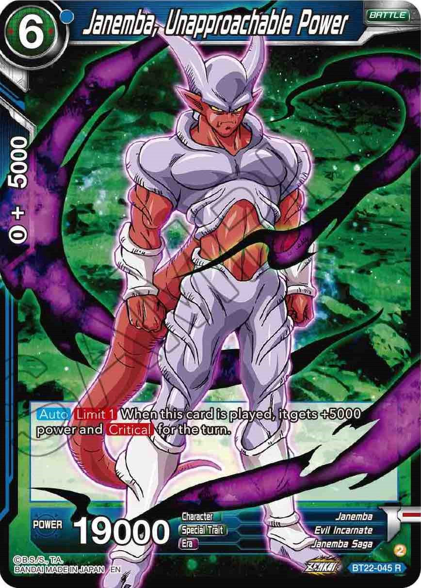 Janemba, Unapproachable Power (BT22-045) [Critical Blow] | Fandemonia Ltd