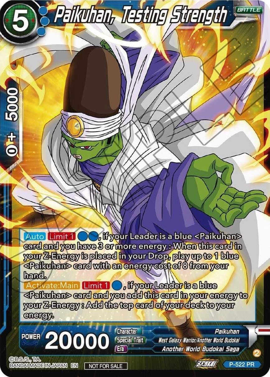 Paikuhan, Testing Strength (Zenkai Series Tournament Pack Vol.5) (P-522) [Tournament Promotion Cards] | Fandemonia Ltd