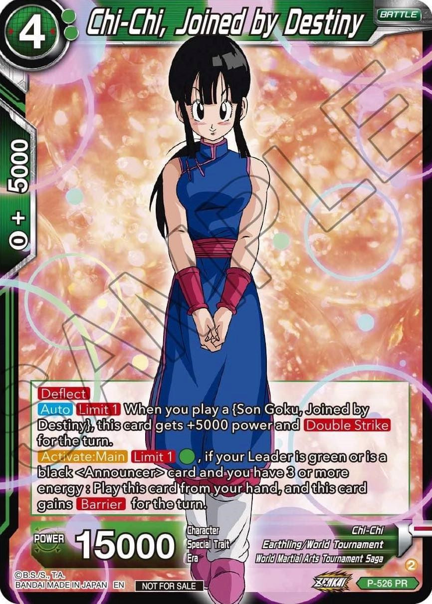 Chi-Chi, Joined by Destiny (Zenkai Series Tournament Pack Vol.5) (P-526) [Tournament Promotion Cards] | Fandemonia Ltd