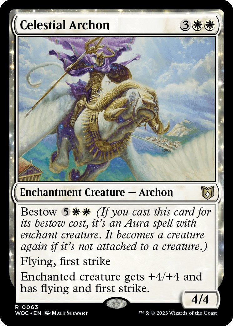 Celestial Archon [Wilds of Eldraine Commander] | Fandemonia Ltd