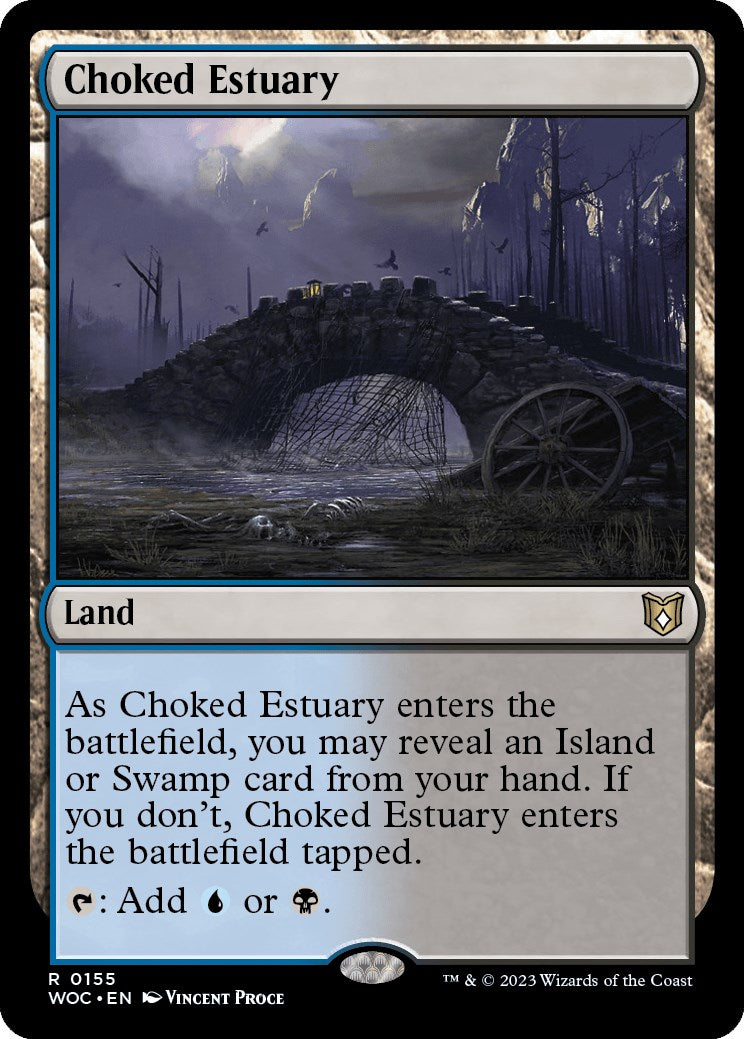 Choked Estuary [Wilds of Eldraine Commander] | Fandemonia Ltd