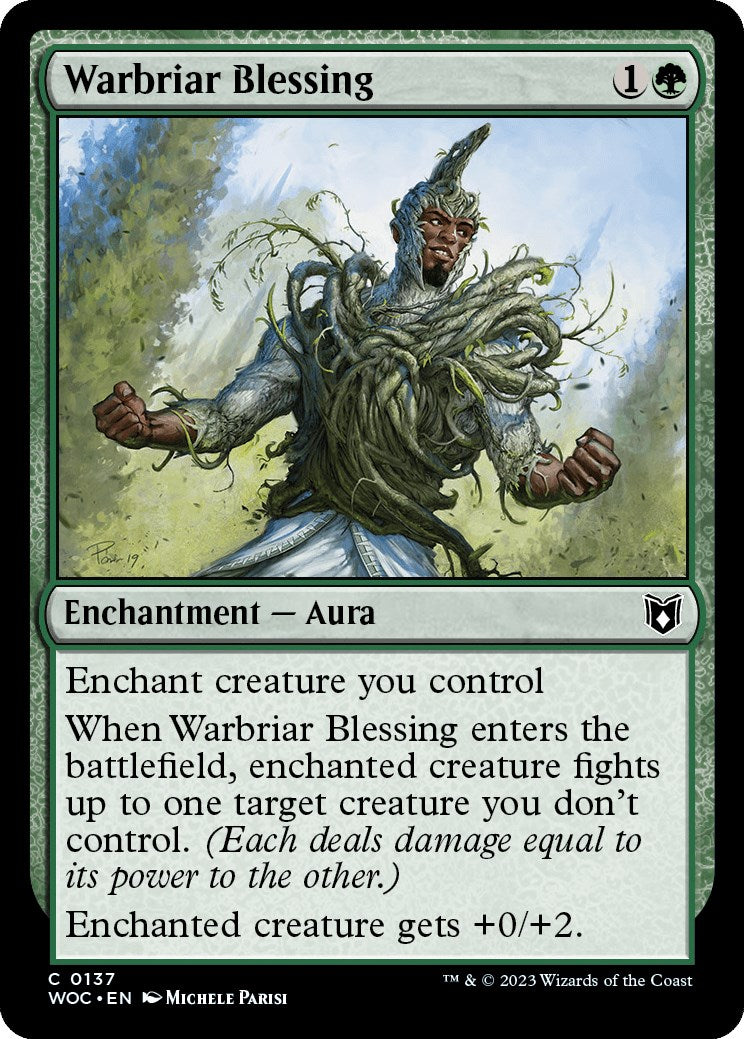 Warbriar Blessing [Wilds of Eldraine Commander] | Fandemonia Ltd