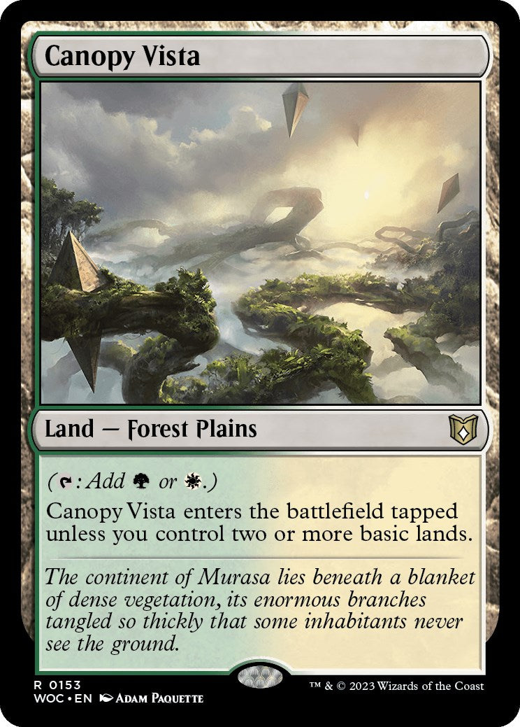 Canopy Vista [Wilds of Eldraine Commander] | Fandemonia Ltd