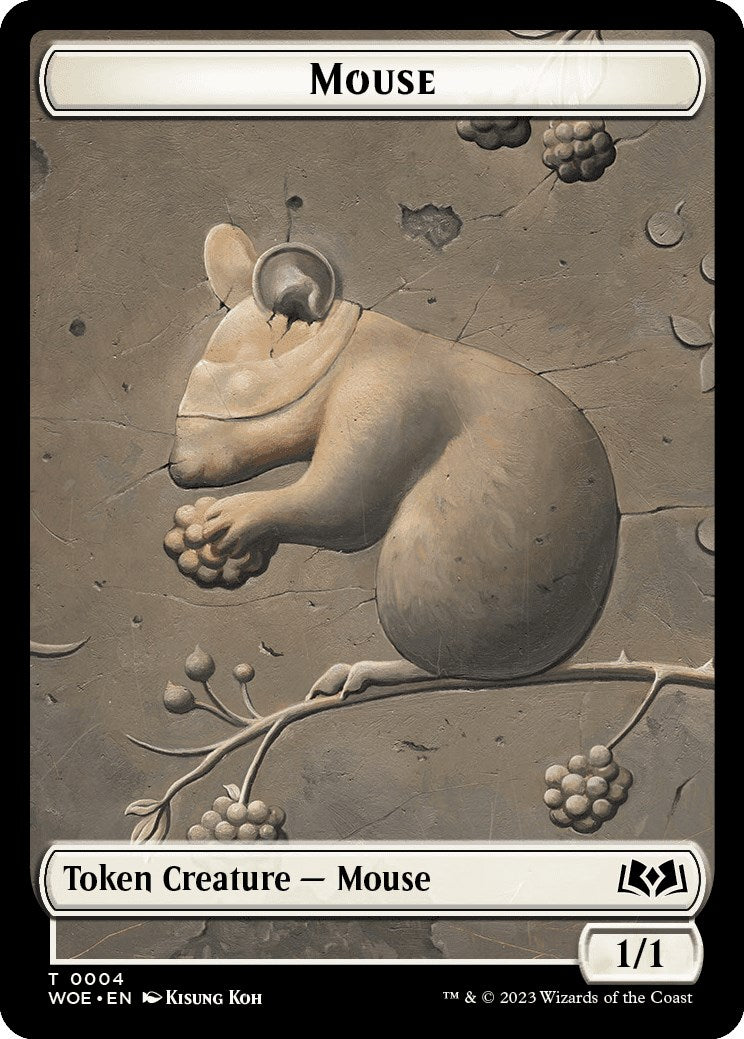 Mouse Token [Wilds of Eldraine Tokens] | Fandemonia Ltd