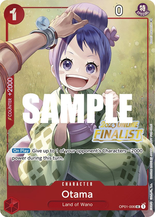 Otama (Online Regional 2023) [Finalist] [One Piece Promotion Cards] | Fandemonia Ltd