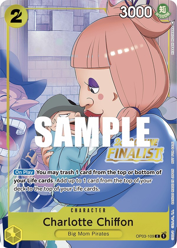 Charlotte Chiffon (Online Regional 2023) [Finalist] [One Piece Promotion Cards] | Fandemonia Ltd