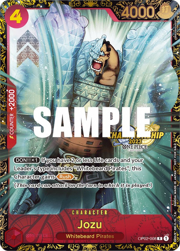 Jozu (Championship 2023) [One Piece Promotion Cards] | Fandemonia Ltd