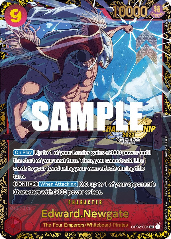 Edward.Newgate (Championship 2023) [One Piece Promotion Cards] | Fandemonia Ltd