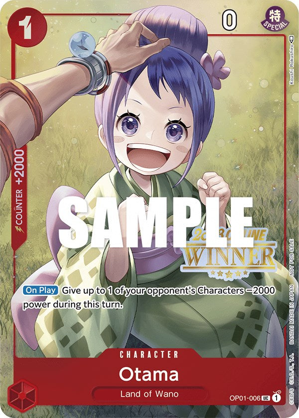 Otama (Online Regional 2023) [Winner] [One Piece Promotion Cards] | Fandemonia Ltd