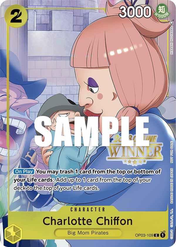 Charlotte Chiffon (Online Regional 2023) [Winner] [One Piece Promotion Cards] | Fandemonia Ltd