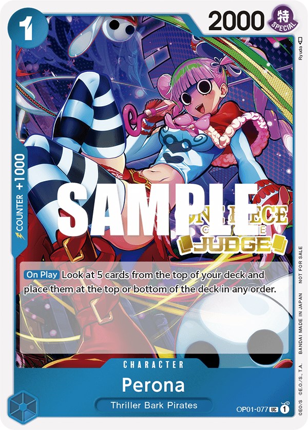 Perona (Judge Pack Vol. 2) [One Piece Promotion Cards] | Fandemonia Ltd