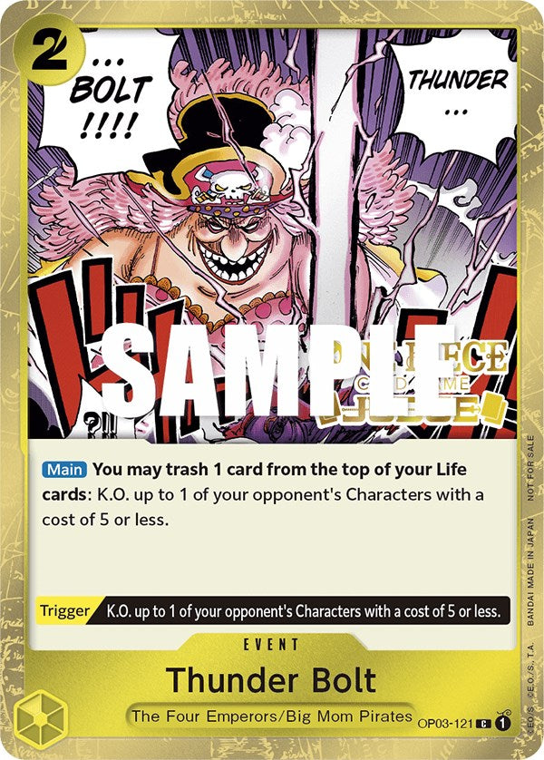 Thunder Bolt (Judge Pack Vol. 2) [One Piece Promotion Cards] | Fandemonia Ltd