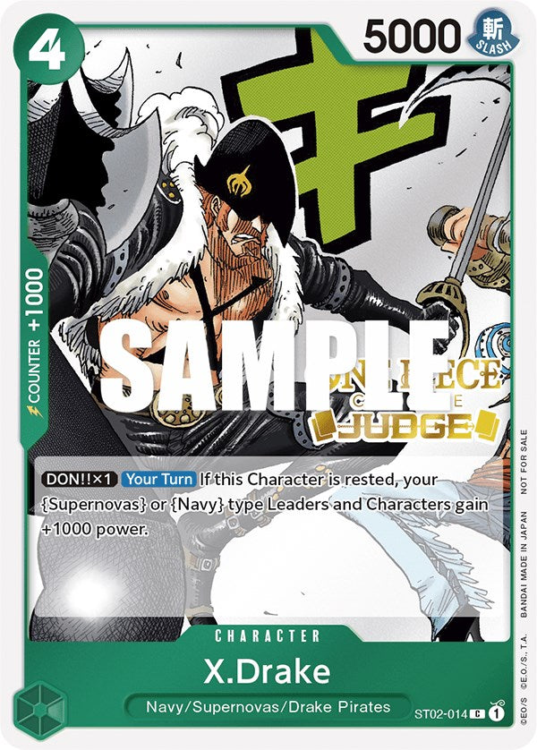 X.Drake (Judge Pack Vol. 2) [One Piece Promotion Cards] | Fandemonia Ltd