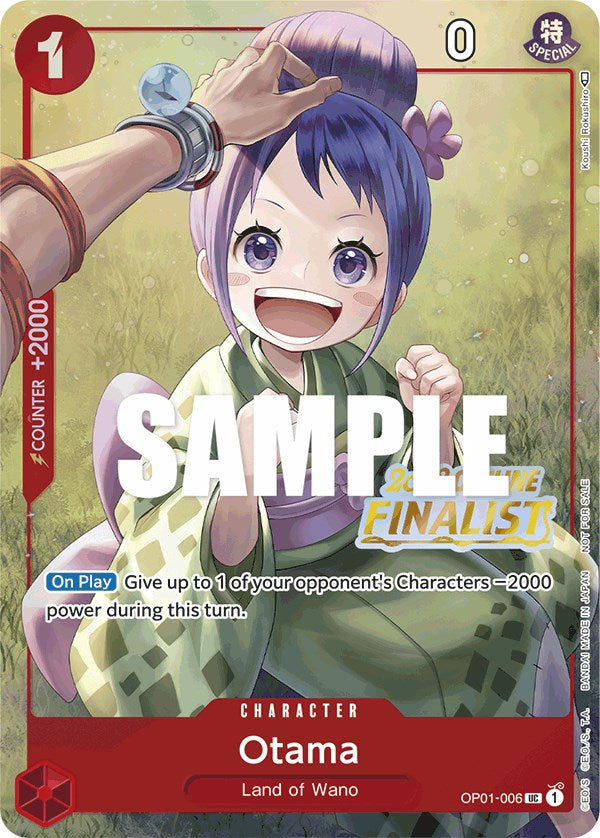 Otama (Offline Regional 2023) [Finalist] [One Piece Promotion Cards] | Fandemonia Ltd