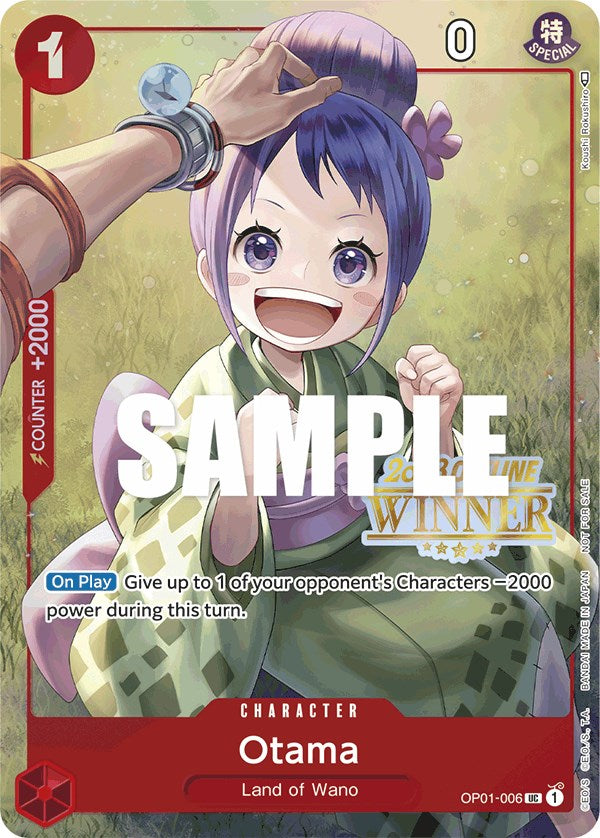 Otama (Offline Regional 2023) [Winner] [One Piece Promotion Cards] | Fandemonia Ltd