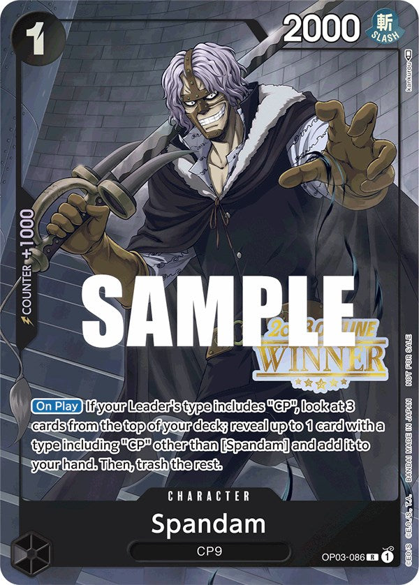 Spandam (Offline Regional 2023) [Winner] [One Piece Promotion Cards] | Fandemonia Ltd