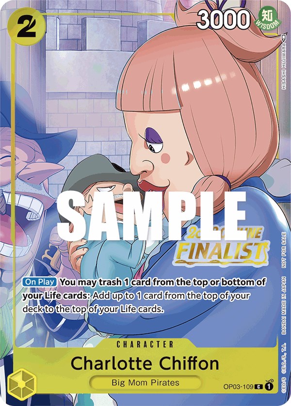 Charlotte Chiffon (Offline Regional 2023) [Finalist] [One Piece Promotion Cards] | Fandemonia Ltd