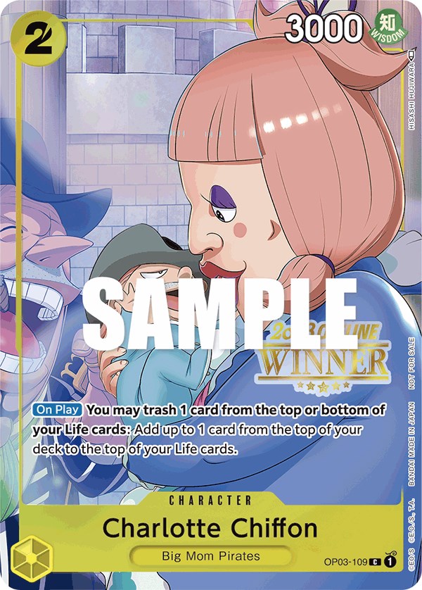 Charlotte Chiffon (Offline Regional 2023) [Winner] [One Piece Promotion Cards] | Fandemonia Ltd