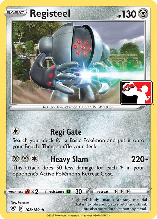 Registeel (108/189) [Prize Pack Series Three] | Fandemonia Ltd