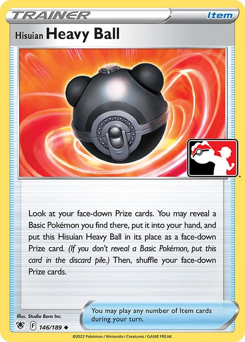 Hisuian Heavy Ball (146/189) [Prize Pack Series Three] | Fandemonia Ltd