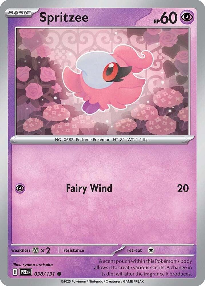 Spritzee (038/131) [Scarlet & Violet: Prismatic Evolutions] | Fandemonia Ltd