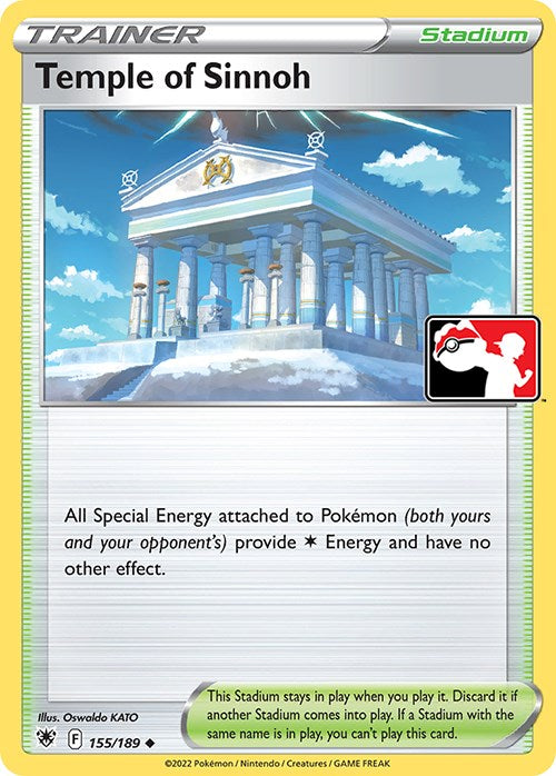 Temple of Sinnoh (155/189) [Prize Pack Series Three] | Fandemonia Ltd