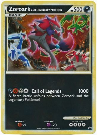 Zoroark and Legendary Pokemon (Jumbo Card) [Miscellaneous Cards] | Fandemonia Ltd