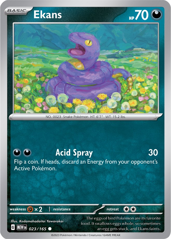 Ekans (023/165) [Scarlet & Violet 151] | Fandemonia Ltd