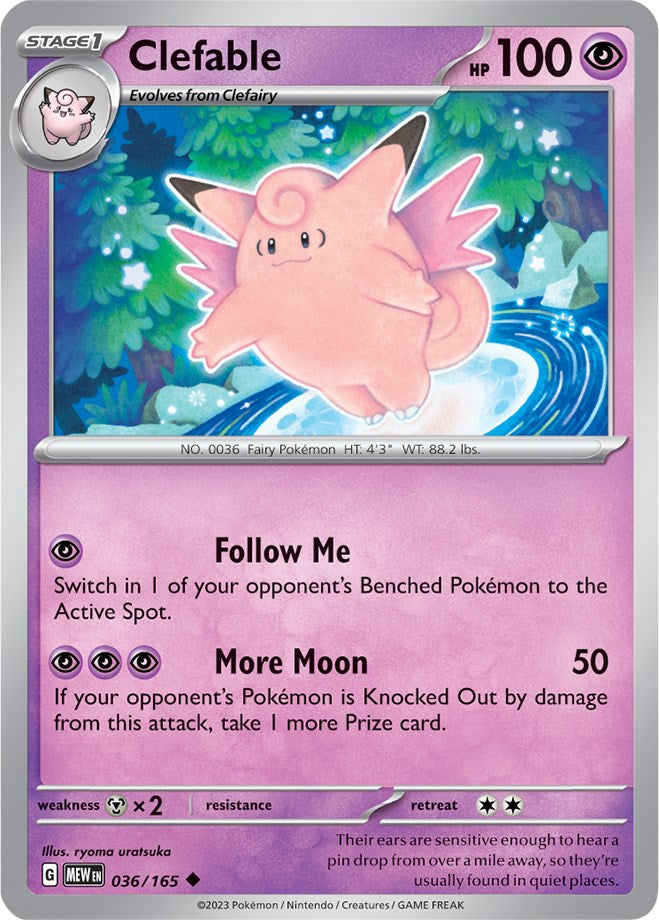 Clefable (036/165) [Scarlet & Violet 151] | Fandemonia Ltd