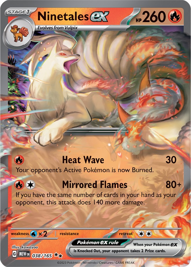 Ninetales ex (038/165) [Scarlet & Violet 151] | Fandemonia Ltd