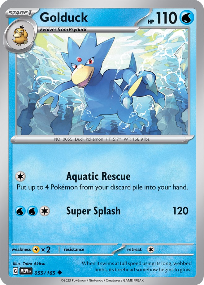 Golduck (055/165) [Scarlet & Violet 151] | Fandemonia Ltd