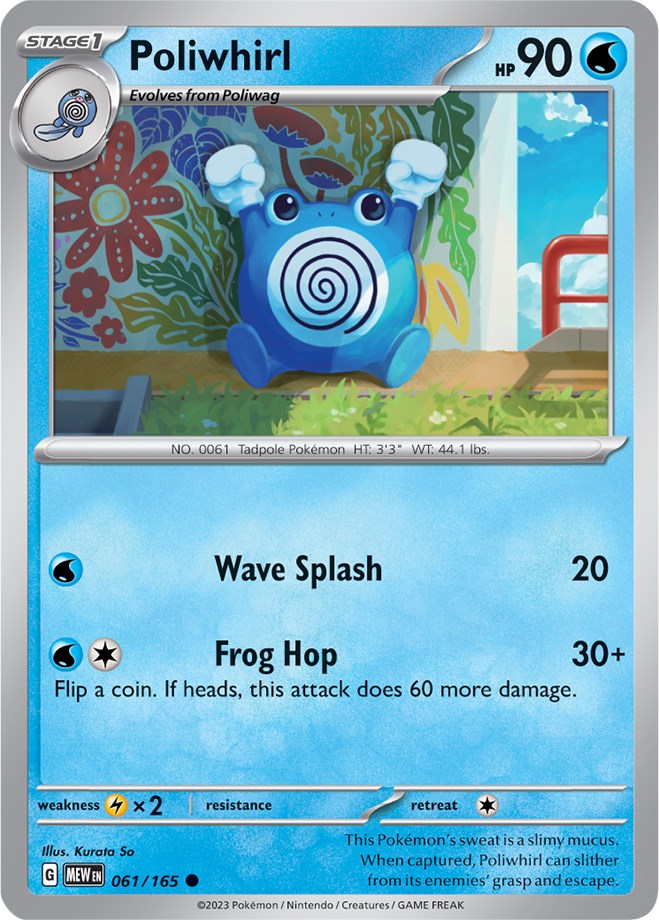 Poliwhirl (061/165) [Scarlet & Violet 151] | Fandemonia Ltd