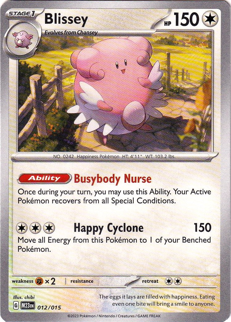 Blissey (012/015) [McDonald's Promos: 2023 Collection] | Fandemonia Ltd