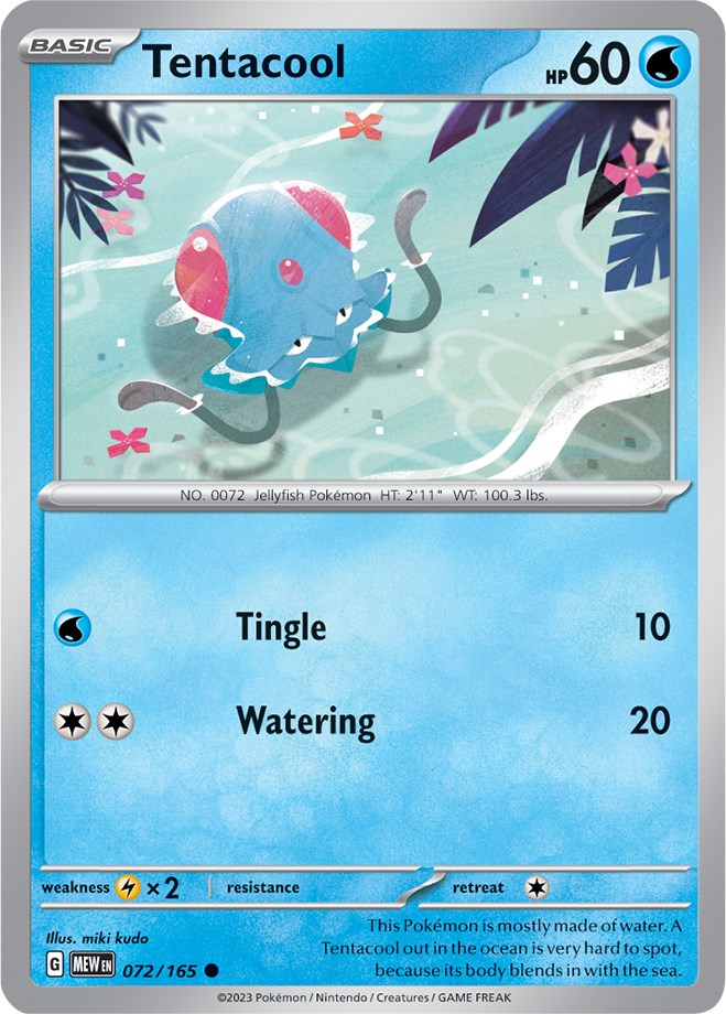 Tentacool (072/165) [Scarlet & Violet 151] | Fandemonia Ltd