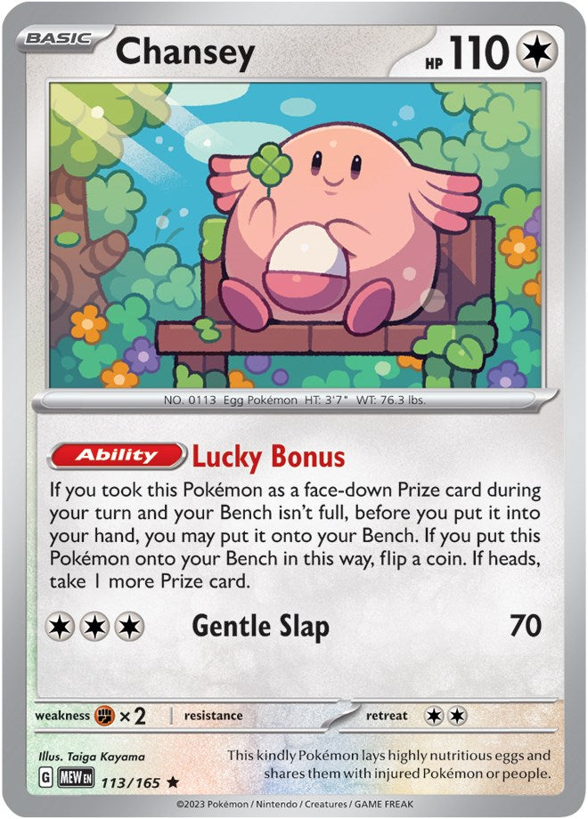 Chansey (113/165) [Scarlet & Violet: 151] | Fandemonia Ltd