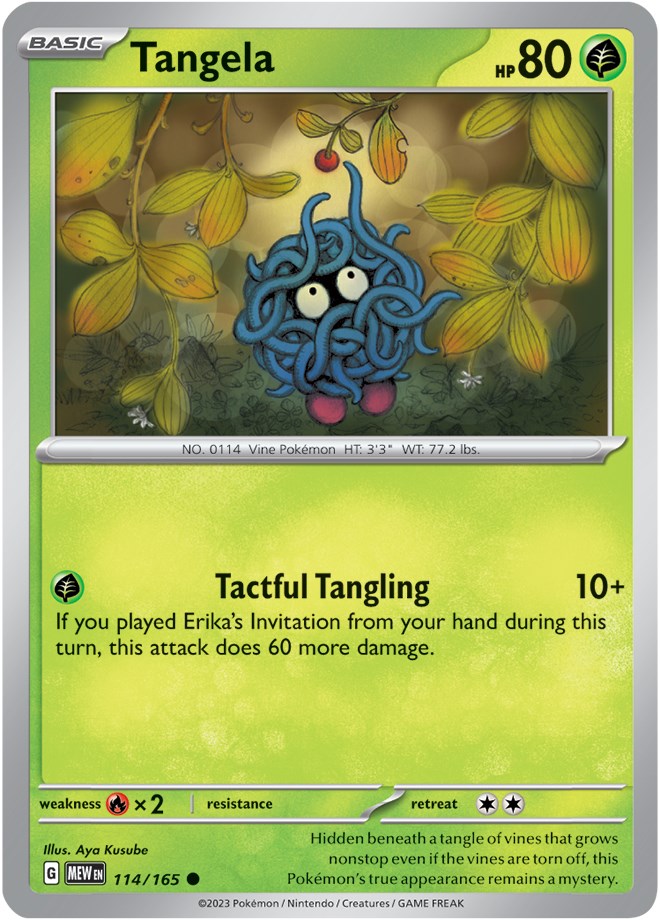 Tangela (114/165) [Scarlet & Violet 151] | Fandemonia Ltd