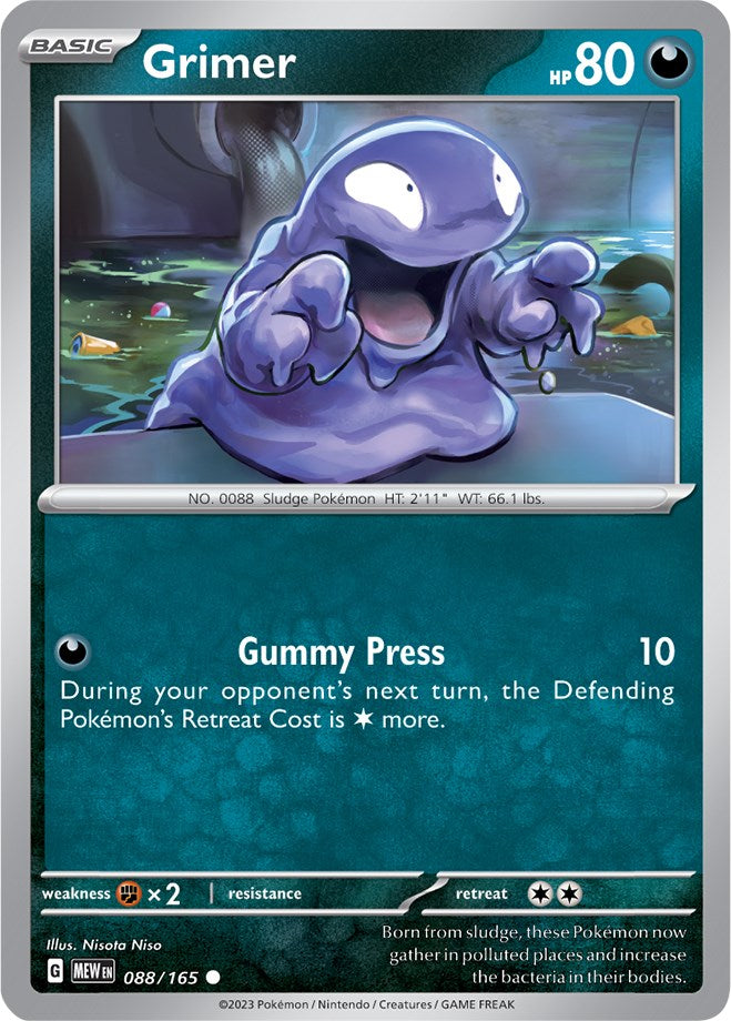 Grimer (088/165) [Scarlet & Violet: 151] | Fandemonia Ltd