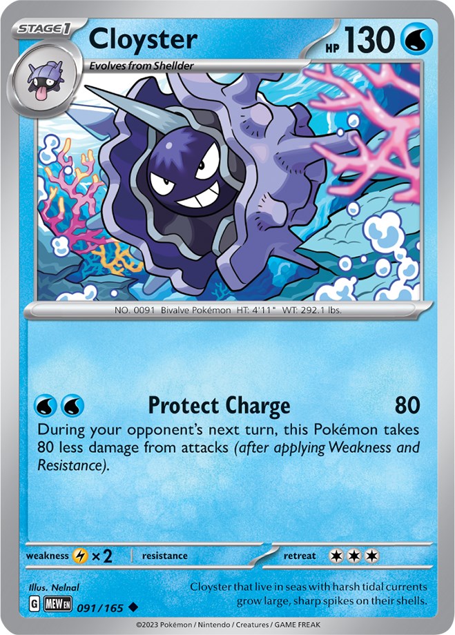 Cloyster (091/165) [Scarlet & Violet: 151] | Fandemonia Ltd