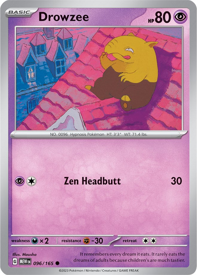 Drowzee (096/165) [Scarlet & Violet 151] | Fandemonia Ltd