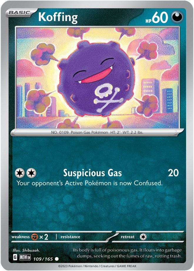 Koffing (109/165) [Scarlet & Violet 151] | Fandemonia Ltd